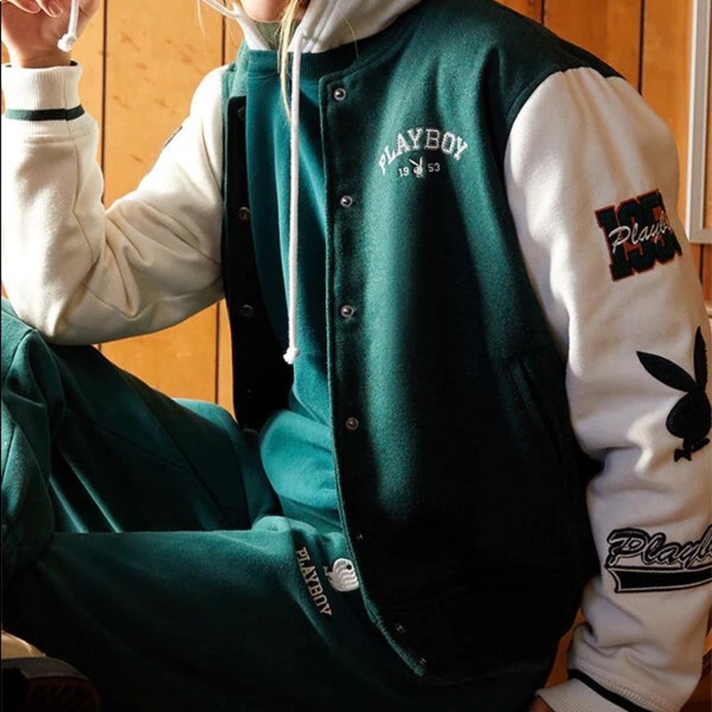 Pacsun Playboy Varsity Jacket